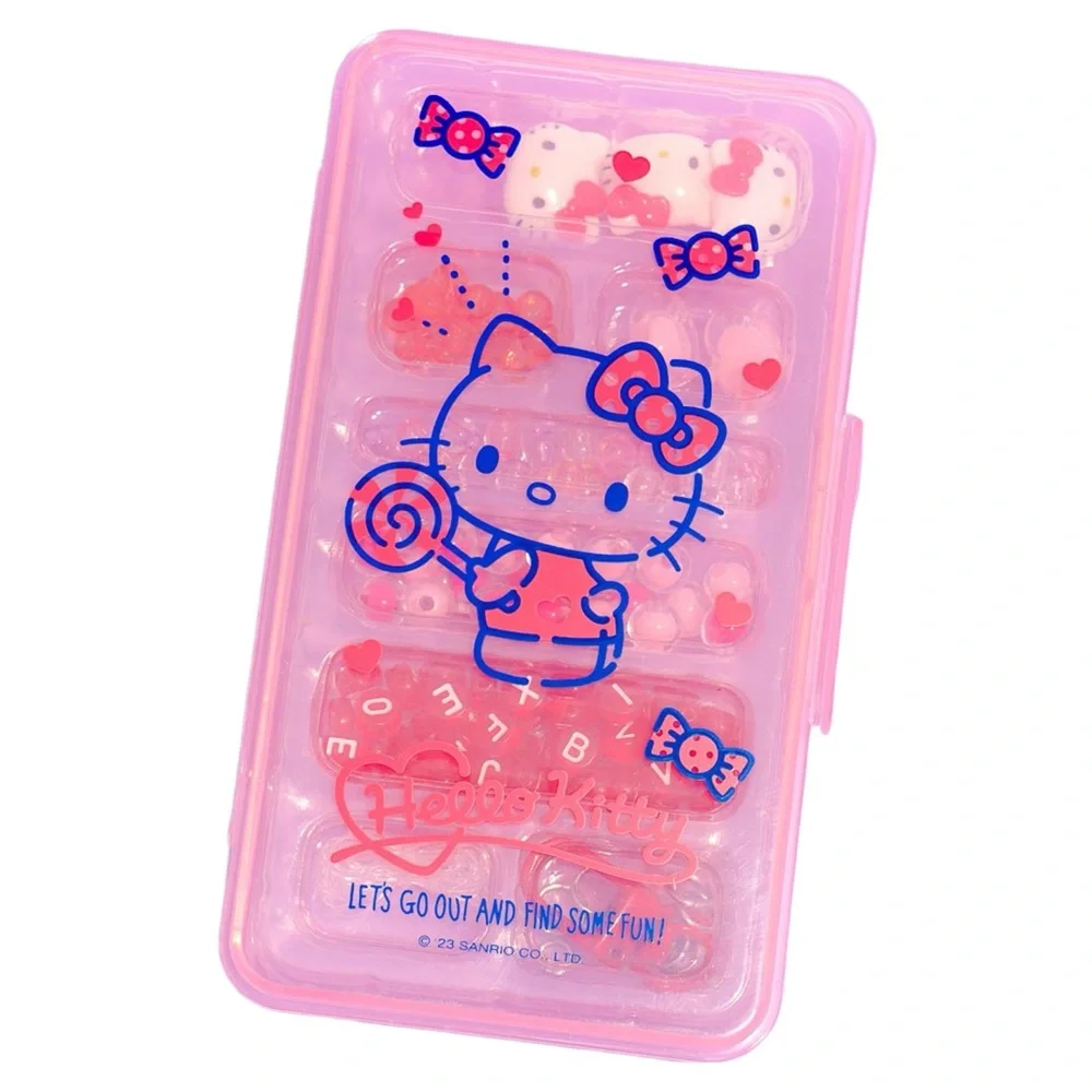 Hello Kitty DIY‎ Custom Beads Jewelry Bracelet Keychains Kit & Case